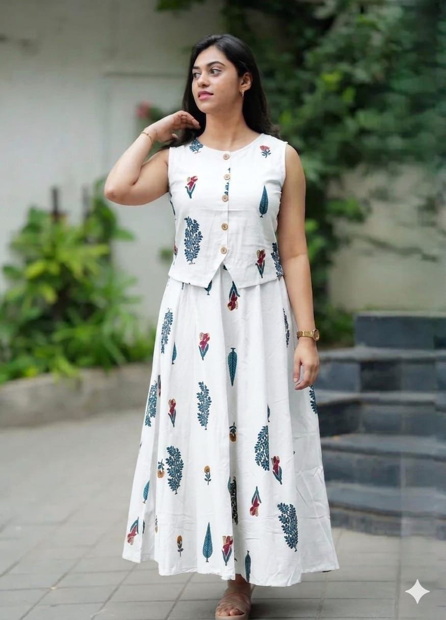 Cotton skirt set
