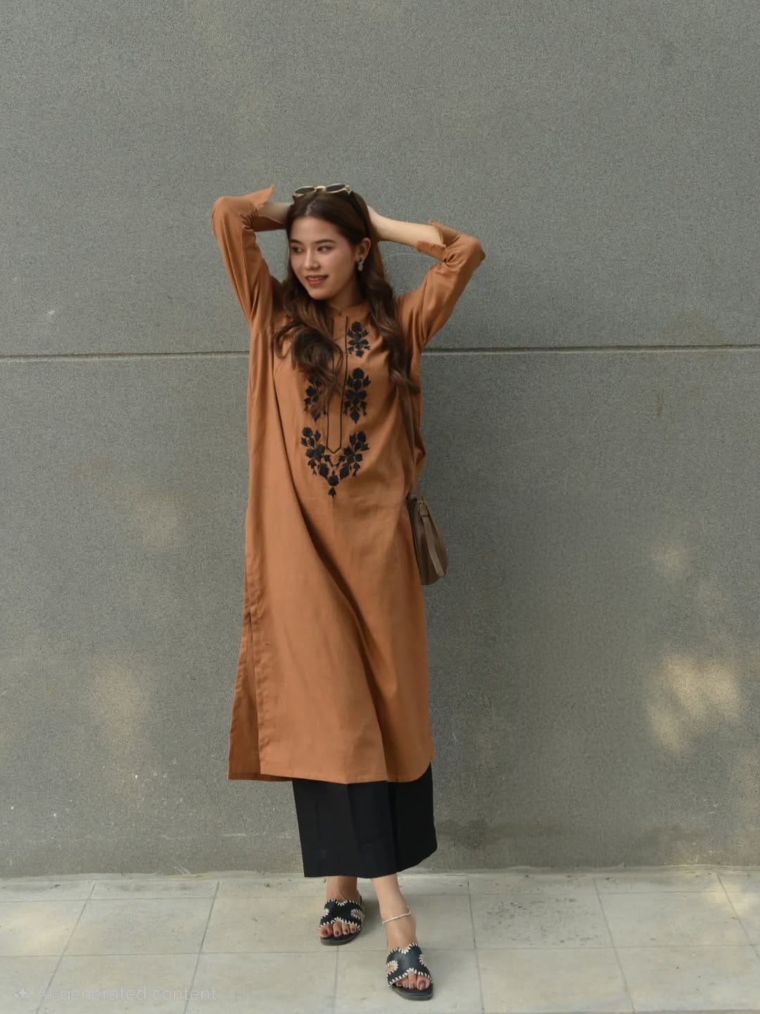 Office wear cotton kurta set