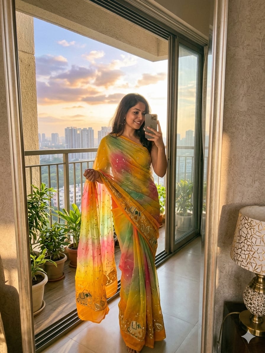 Rajputi saree